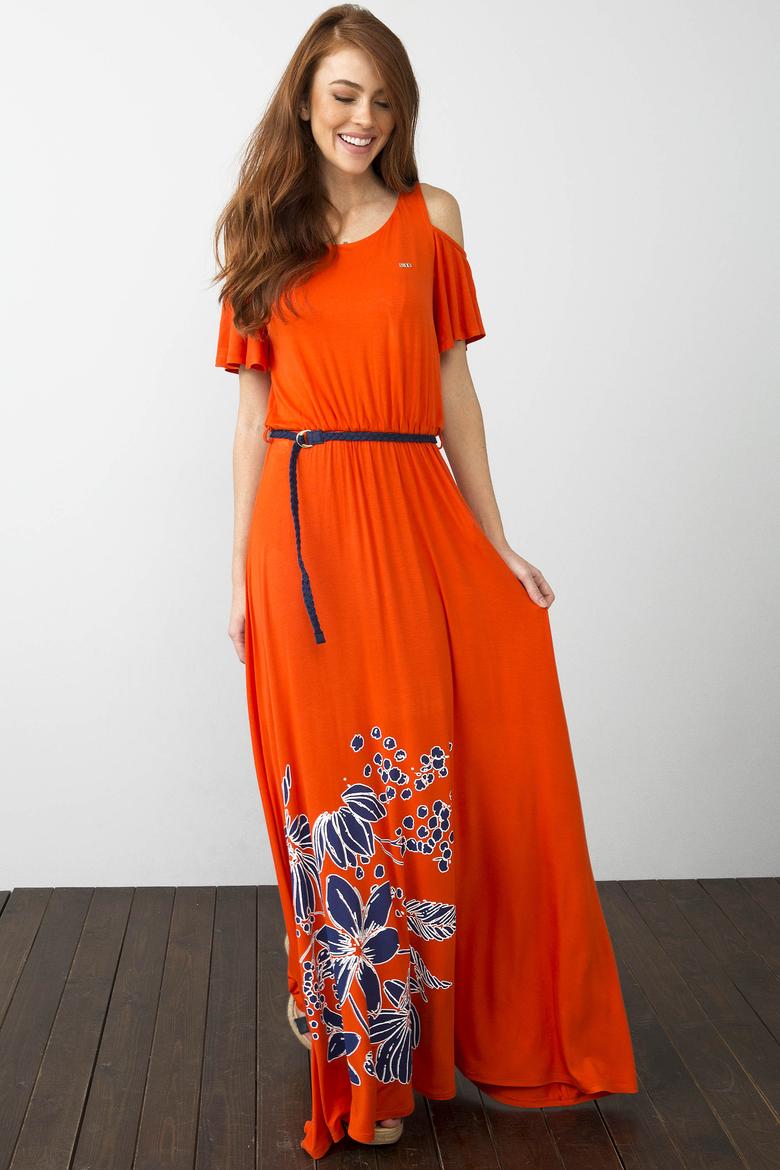 Kırmızı Örme Elbise