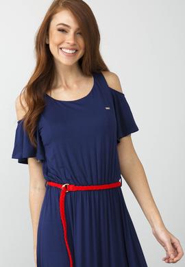 Lacivert Örme Elbise - 50186617010