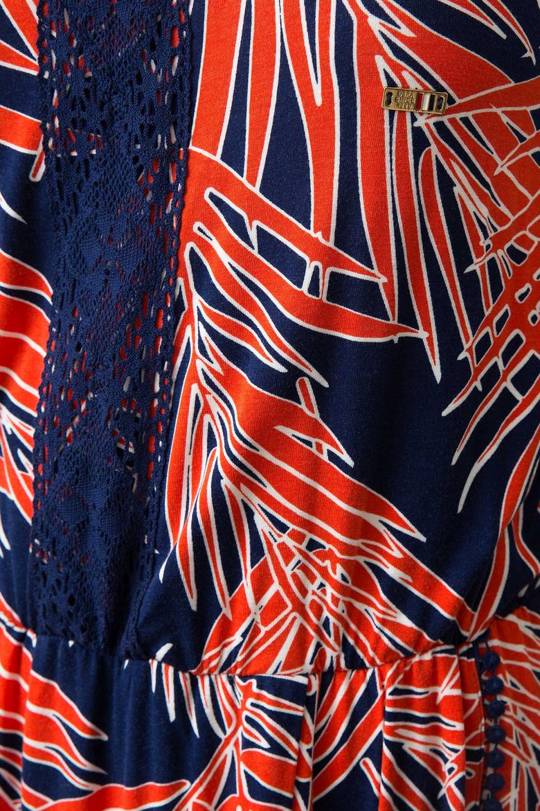 Kırmızı Örme Elbise - 50186622012