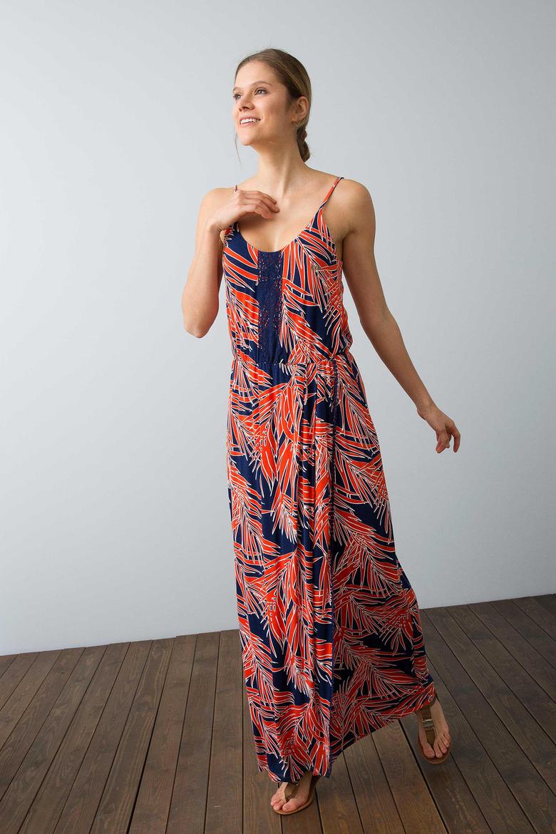 Kırmızı Örme Elbise