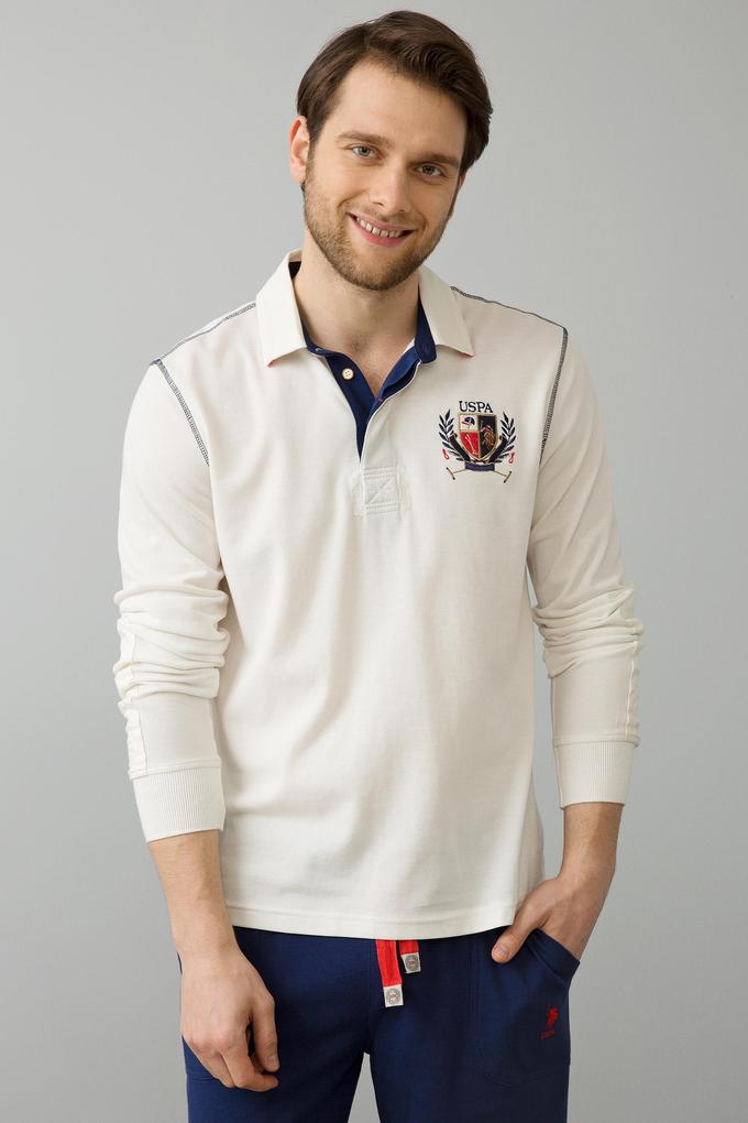 Erkek Beyaz Sweatshirt