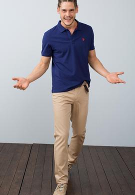 Erkek Lacivert Basic Tişört - 50187188040