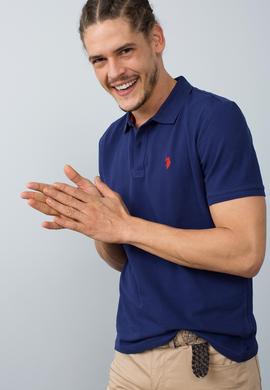 Erkek Lacivert Basic Tişört - 50187188040