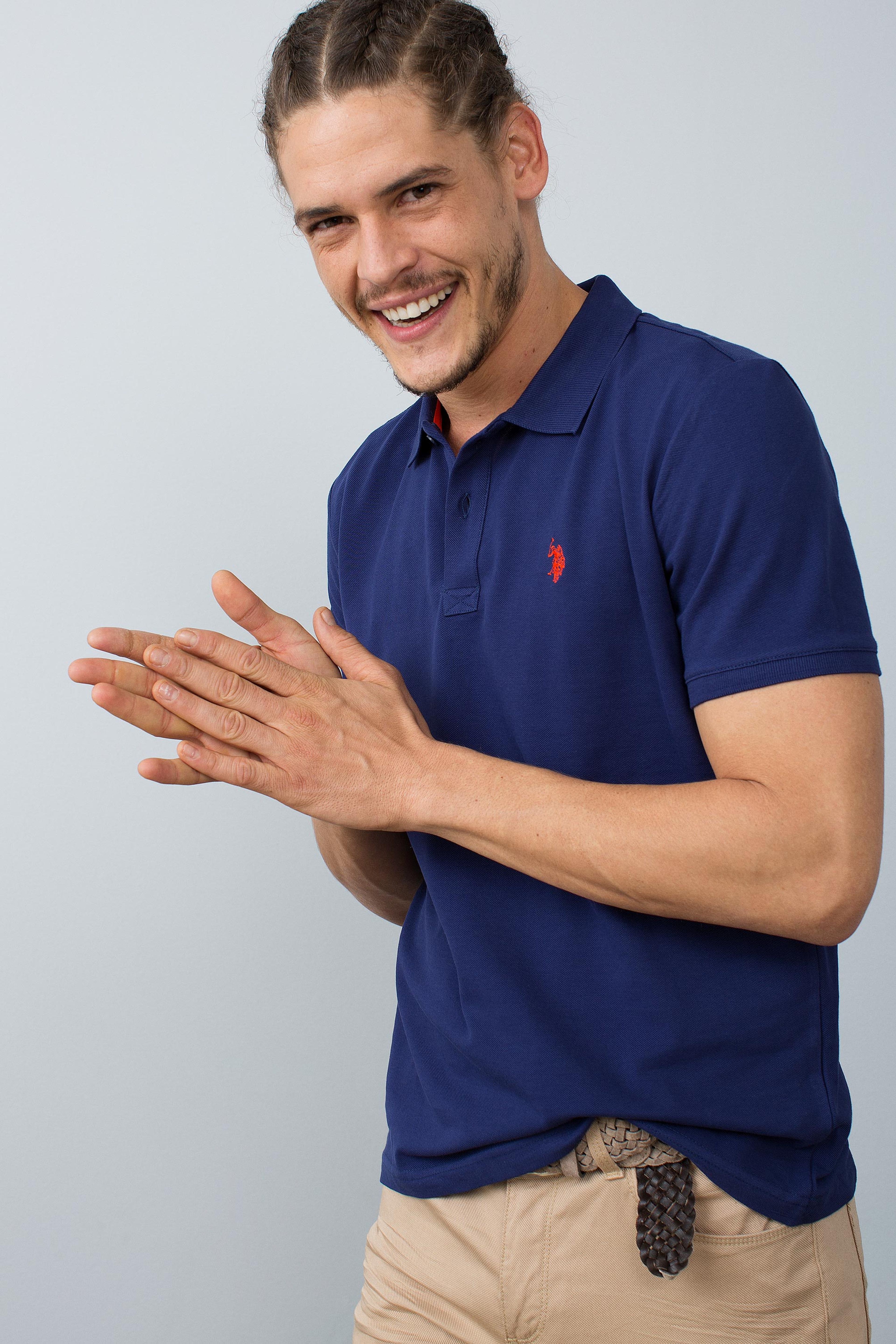 Erkek Lacivert Basic Tişört - Image 1