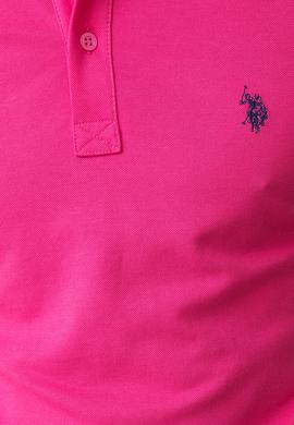 Erkek Fuşya Basic Tişört - 50187188213