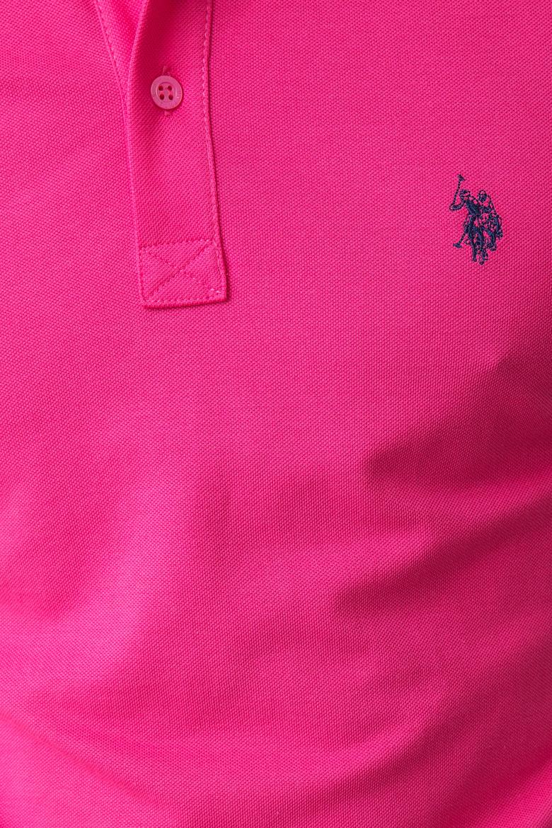 Erkek Fuşya Basic Tişört - 50187188213