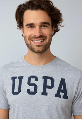 Erkek Gri Melanj Basic Tişört - 50187669038