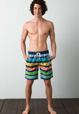 Erkek Lacivert Deniz Şortu - 50188863002