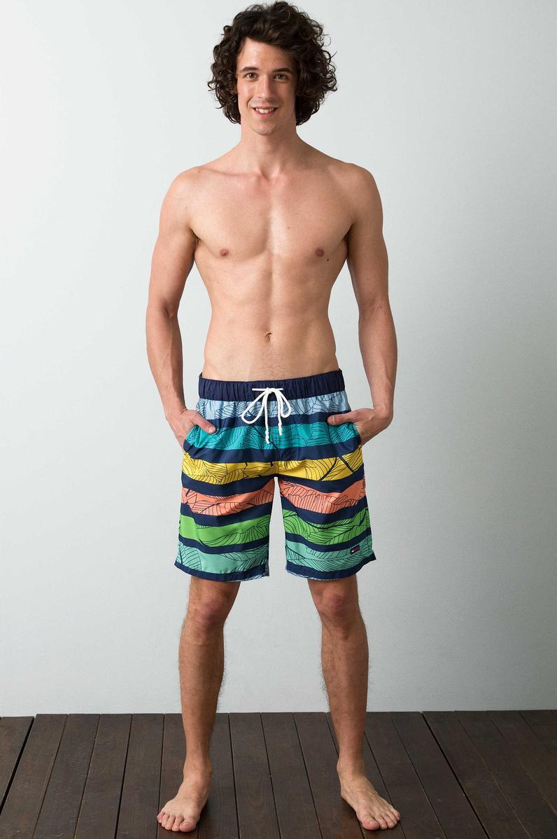 Erkek Lacivert Deniz Şortu