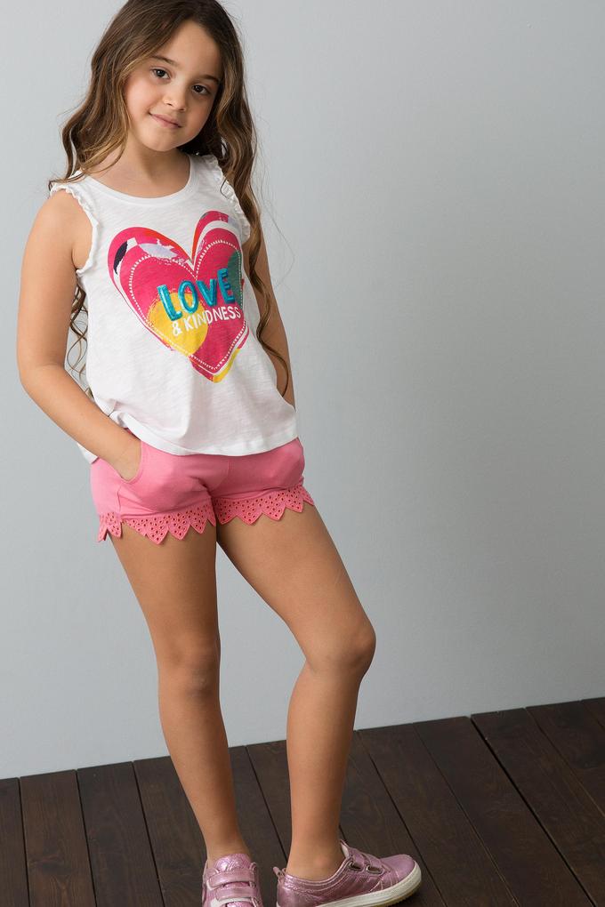 Kız Çocuk Orme Capri Bermuda