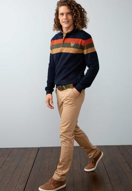 Erkek Camel Kanvas Pantolon - 50193583008