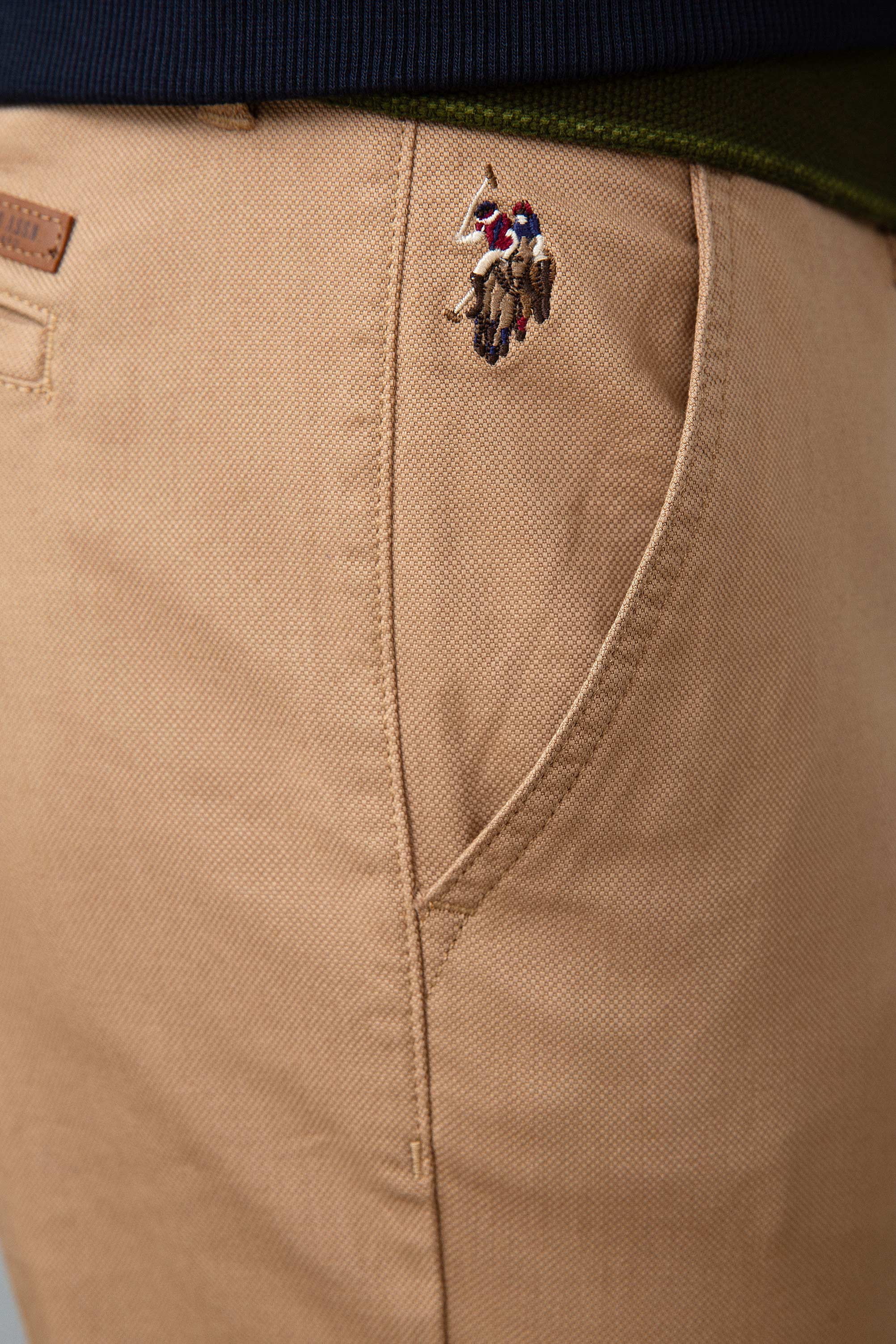 Erkek Camel Kanvas Pantolon
