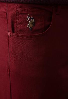 Erkek Bordo Kanvas Pantolon - 50193585073