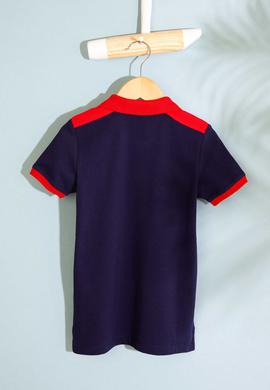 Erkek Çocuk Lacivert Polo Yaka Tişört - 50200243003