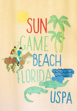 Çocuk Sarı Bisiklet Yaka Tişört - 50200249001