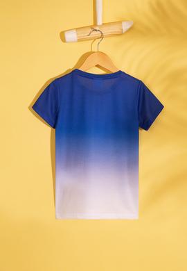 Çocuk Mavi Bisiklet Yaka Tişört - 50200249025