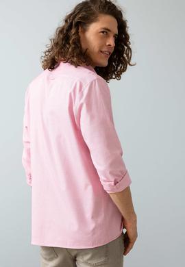 Erkek Pembe Uzun Kollu Gömlek - 50200281010