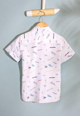 Erkek Çocuk Beyaz Gömlek Kısakol - 50200284001