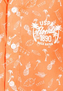 Erkek Çocuk Somon Kısa Kollu Gömlek - 50200289028