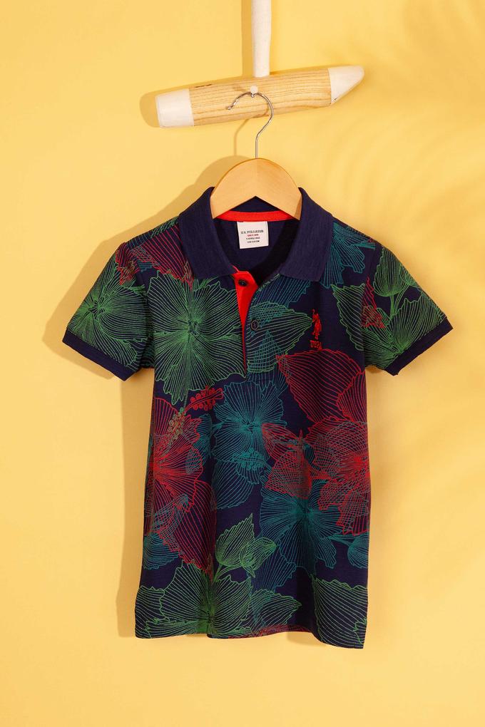 Erkek Çocuk Lacivert Polo Yaka Tişört