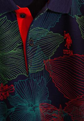 Erkek Çocuk Lacivert Polo Yaka Tişört - 50205317002