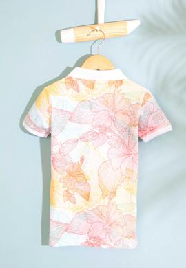 Erkek Çocuk Beyaz Polo Yaka Tişört - 50205317025