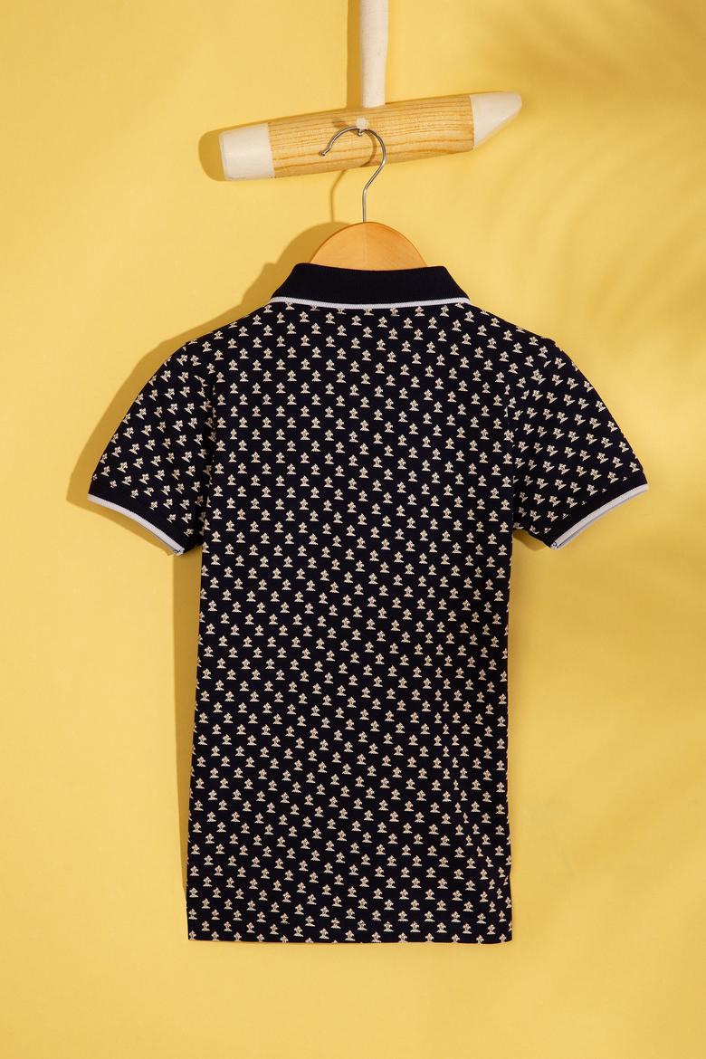 Erkek Çocuk Lacivert Polo Yaka Tişört - 50206274001