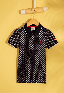 Erkek Çocuk Lacivert Polo Yaka Tişört - 50206274001