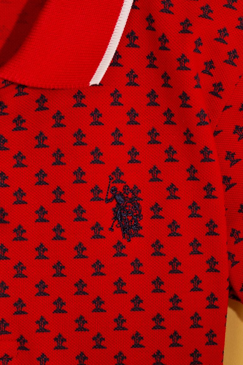 Erkek Çocuk Kırmızı Polo Yaka Tişört - 50206274013