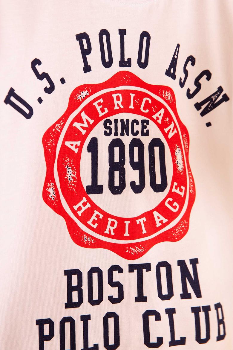 Çocuk Beyaz Bisiklet Yaka Tişört - 50206280017