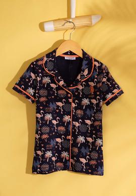 Kız Çocuk Lacivert Pijama - 50210105005