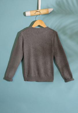 Erkek Çocuk Gri Kazak - 50213240052