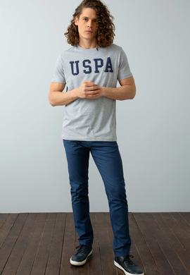 Erkek Gri Melanj Basic Tişört - 50199830037