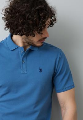 Erkek Mavi T-Shirt Basic - 50187316303