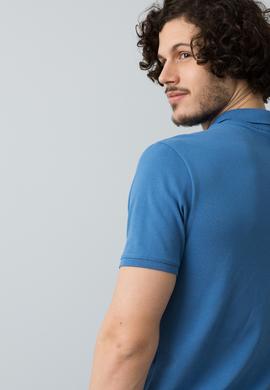 Erkek Mavi T-Shirt Basic - 50187316303