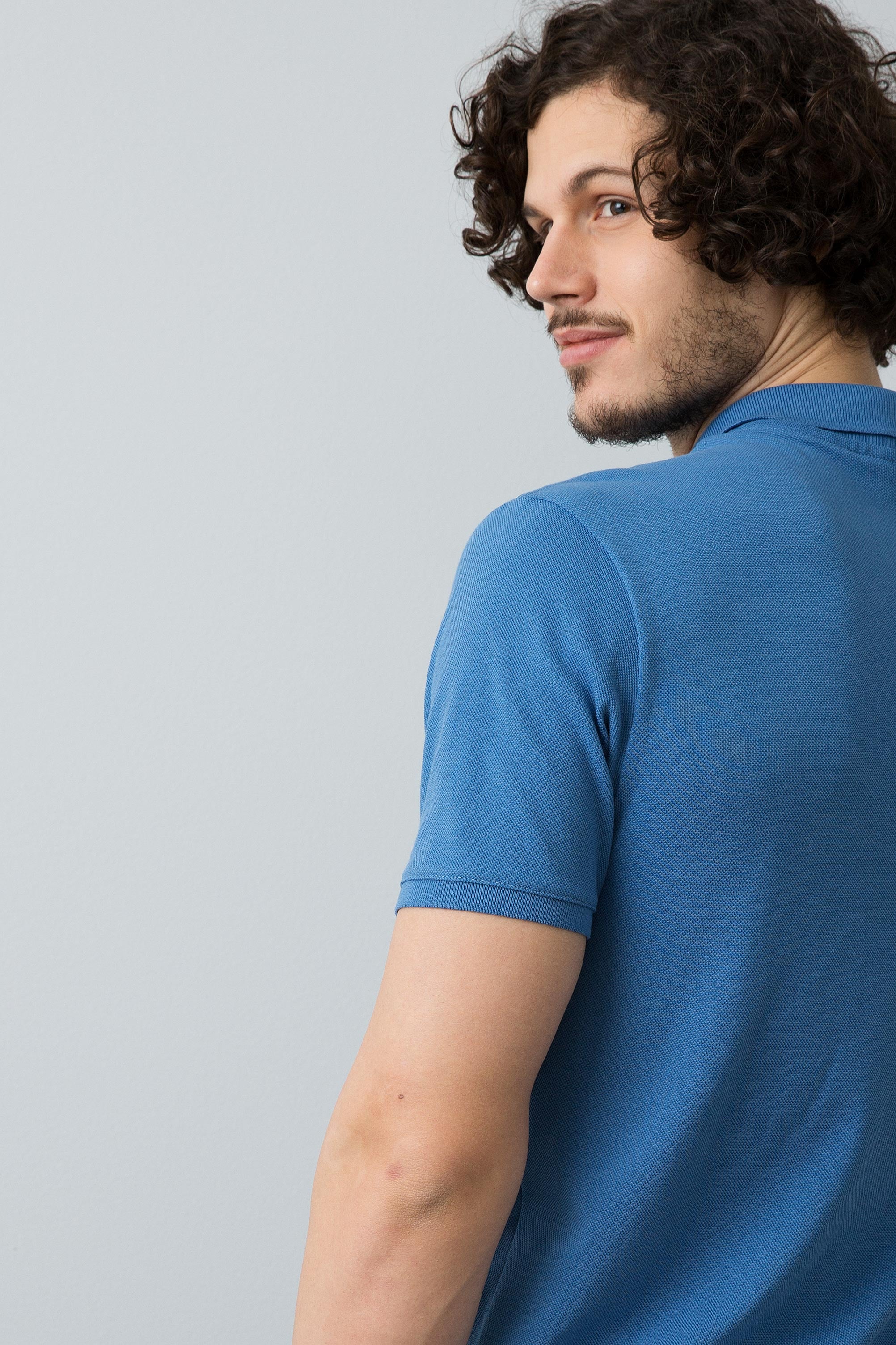 Erkek Mavi T-Shirt Basic