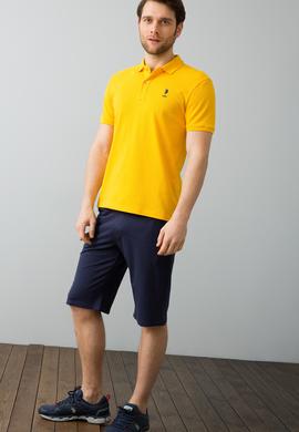 Erkek Sarı T-Shirt Basic - 50187334131