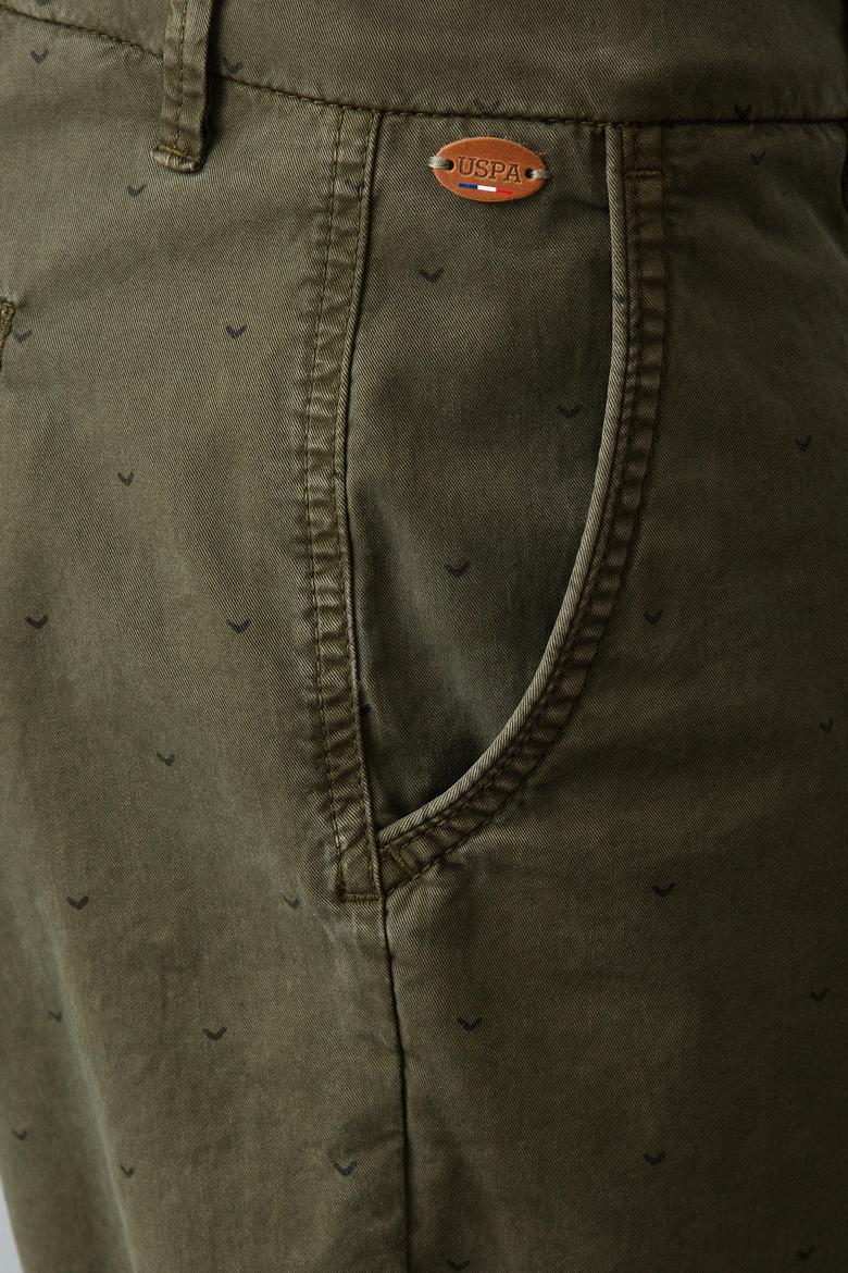 Yeşil Dokuma Bermuda Capri - 50187339072