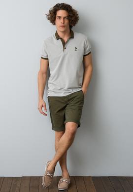 Yeşil Dokuma Bermuda Capri - 50187339072