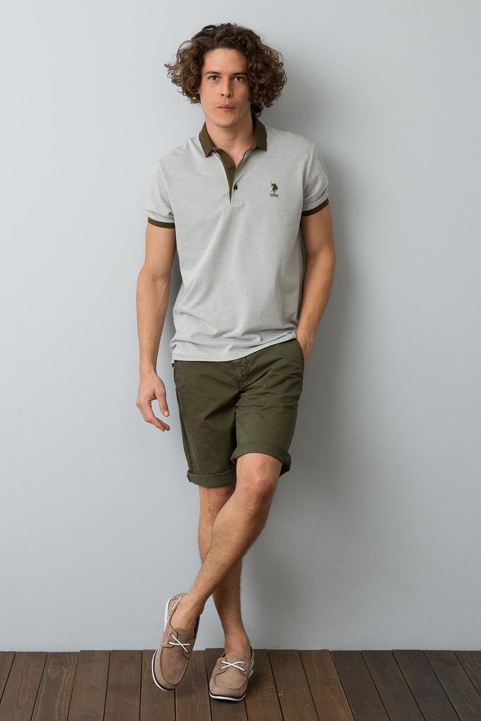 Yeşil Dokuma Bermuda Capri