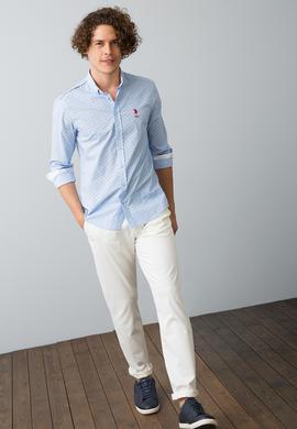 Beyaz Slim Pantolon - 50189025006