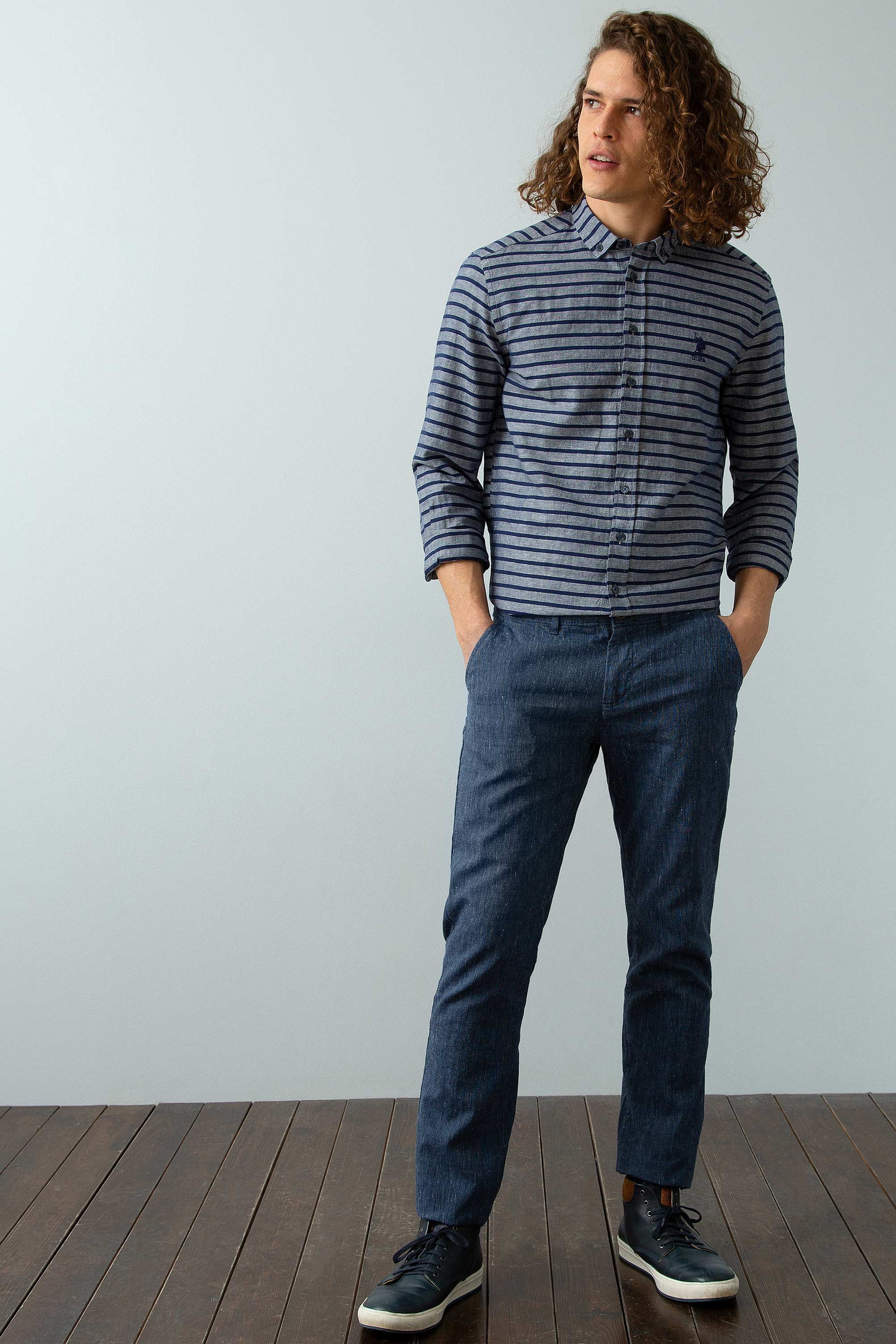 Lacivert Chinos - Image 1