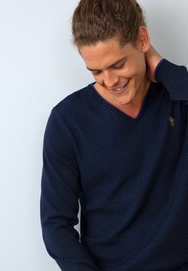 Erkek Lacivert Standart Kazak - 50192365001