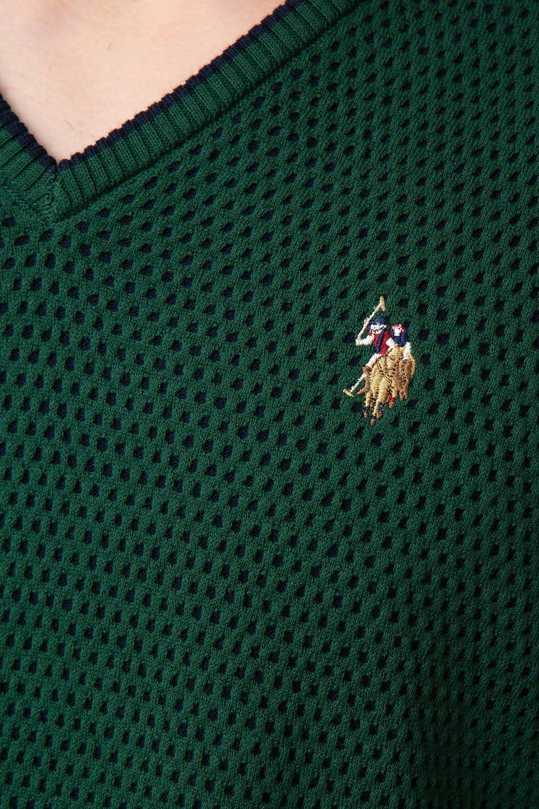 Erkek Yeşil Standart Kazak - 50192365022