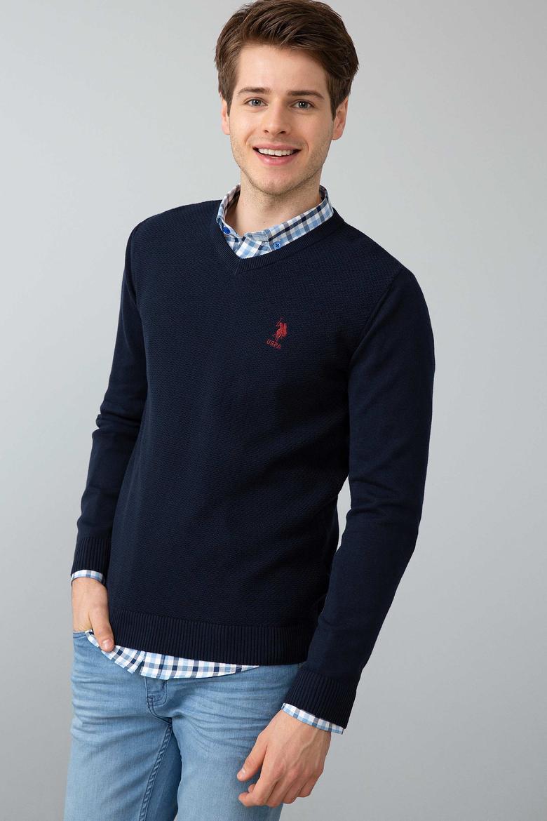 Erkek Lacivert Standart Kazak