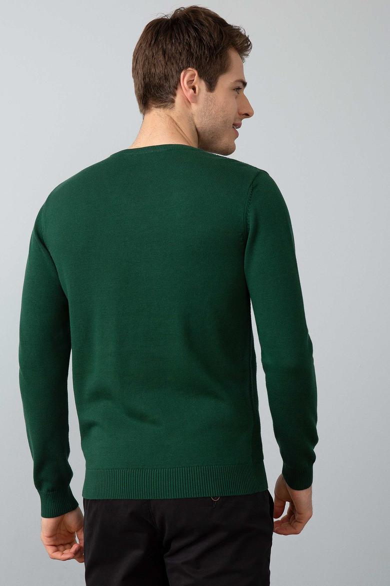 Erkek Yeşil Standart Kazak - 50192669034