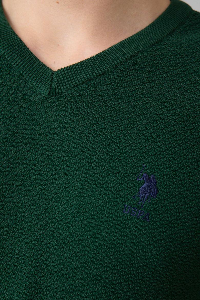 Erkek Yeşil Standart Kazak - 50192669034