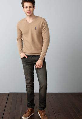 Erkek Kahverengi Standart Kazak - 50192669073