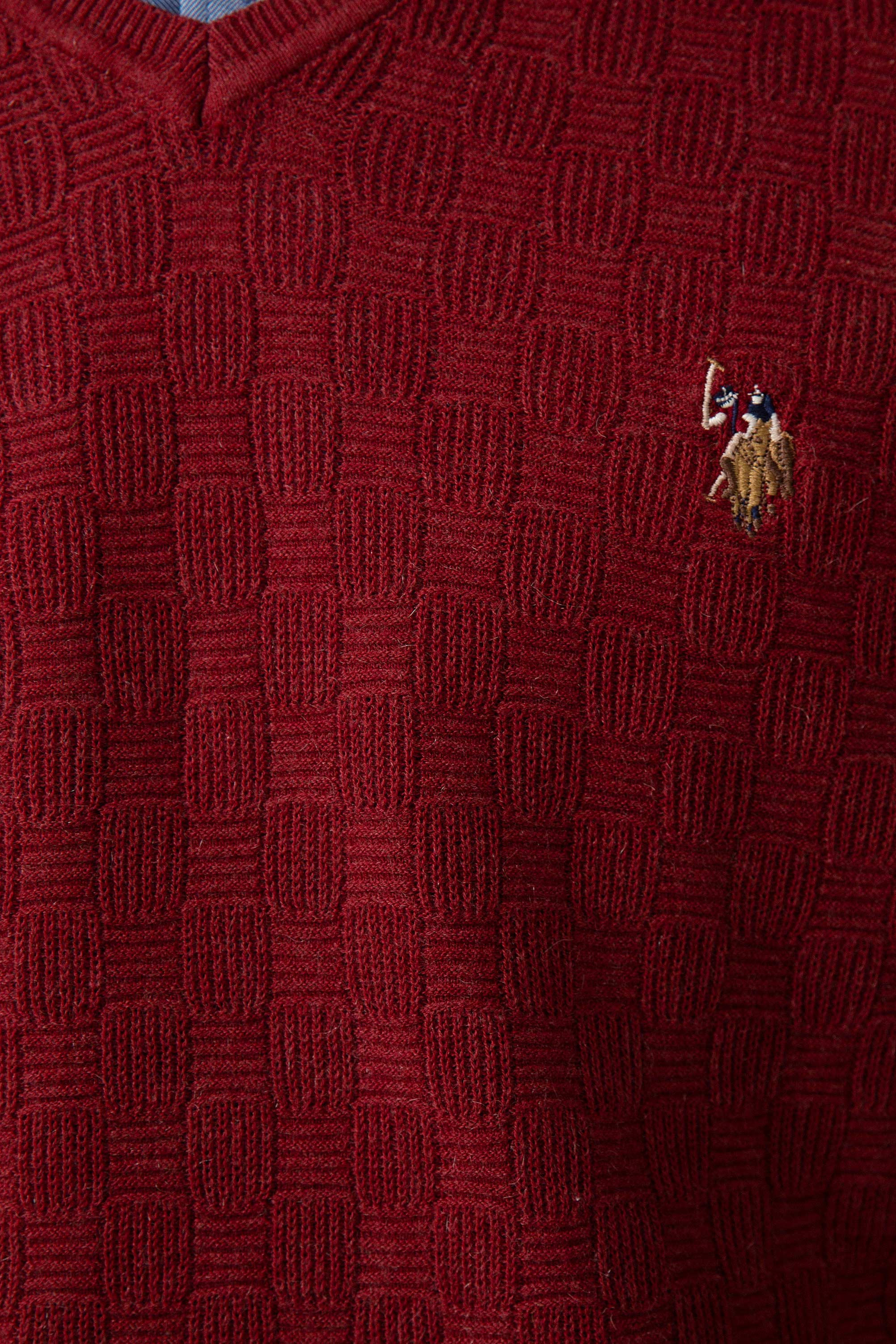 Erkek Bordo Standart Kazak