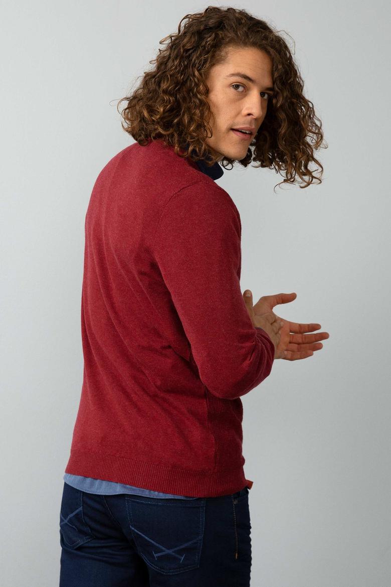 Erkek Bordo Standart Kazak - 50192677019